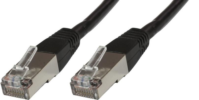 MICROCONNECT STP60025S 0.25m Cat6 F/UTP (FTP) Schwarz Netzwerkkabel (STP60025S)