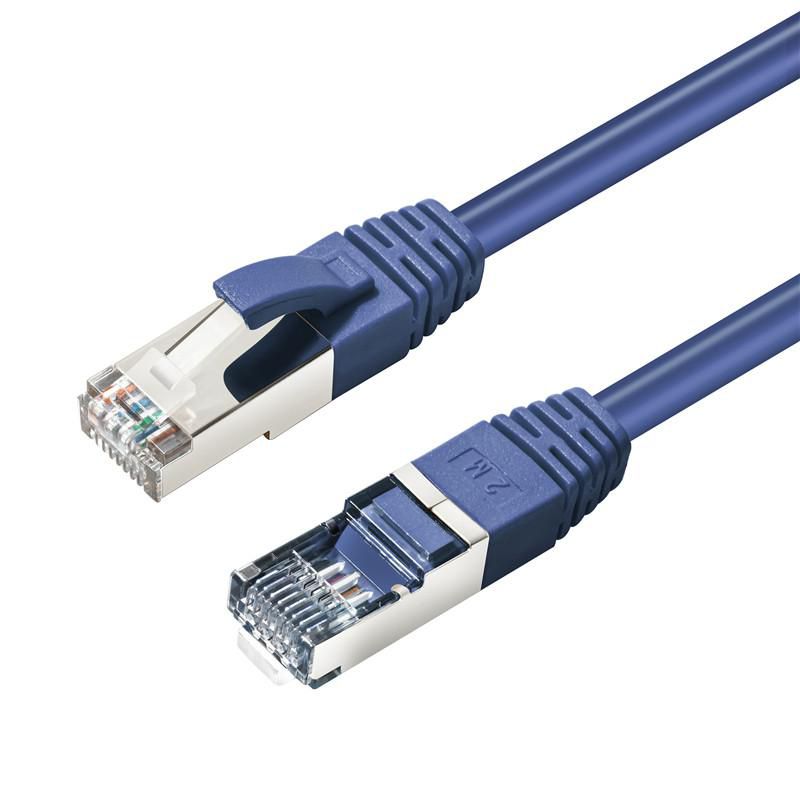 MICROCONNECT STP CAT6 1M BLUE LSZH
