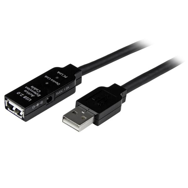 STARTECH.COM 20m aktives USB 2.0 Verlängerungskabel - Stecker/Buchse - USB 2.0 High Speed Kabel Verl