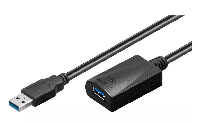 MICROCONNECT USB3.0AAF15A USB Kabel 15 m 2.0/3.2 Gen 1 (3.1 Gen 1) USB A Schwarz (USB3.0AAF15A)