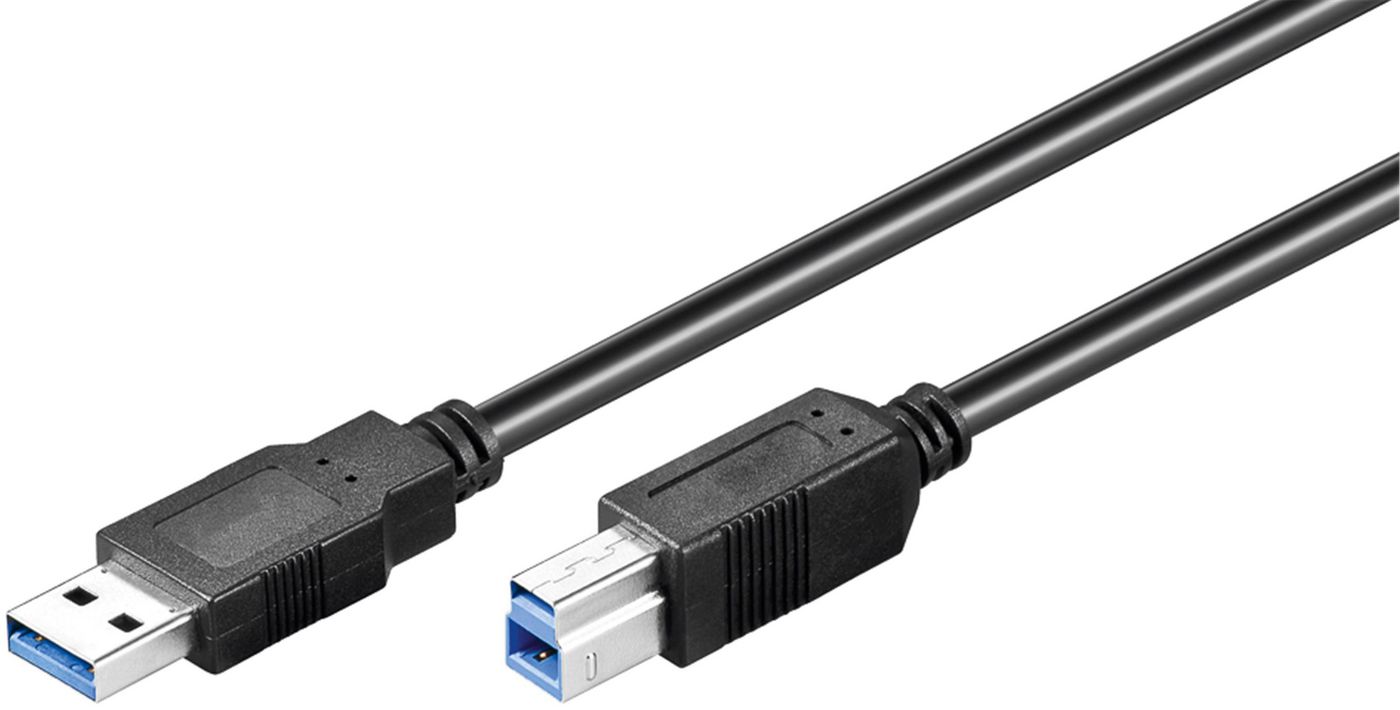 MICROCONNECT USB3.0  A-B 0.5m M-M