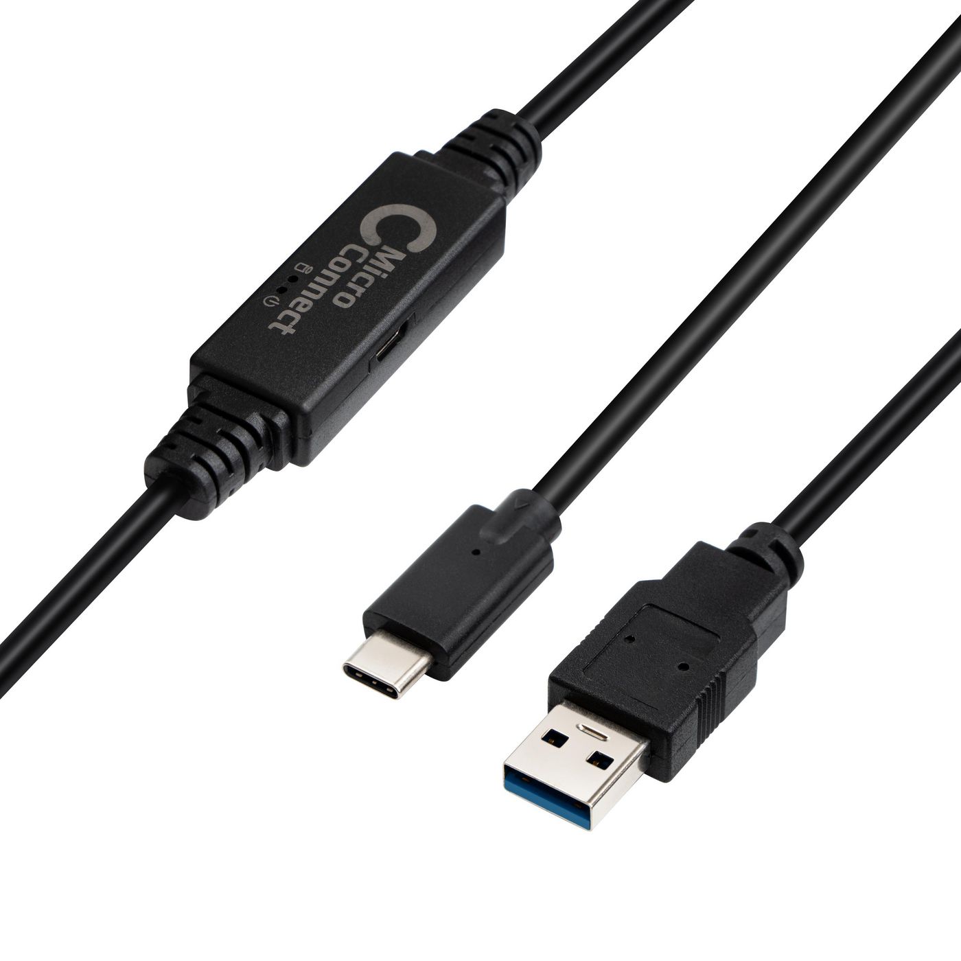 MICROCONNECT USB-C to USB 3.0 A cable 5m - Kabel - Digital/Daten (USB3.1CA5AMP)
