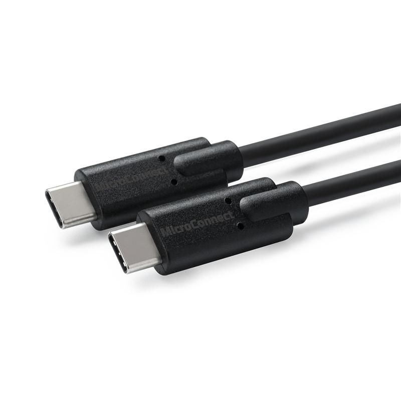 MICROCONNECT USB3.2CC1.5 USB Kabel 1,5 m USB 3.2 Gen 2 (3.1 Gen 2) USB C Schwarz (USB3.2CC1.5)
