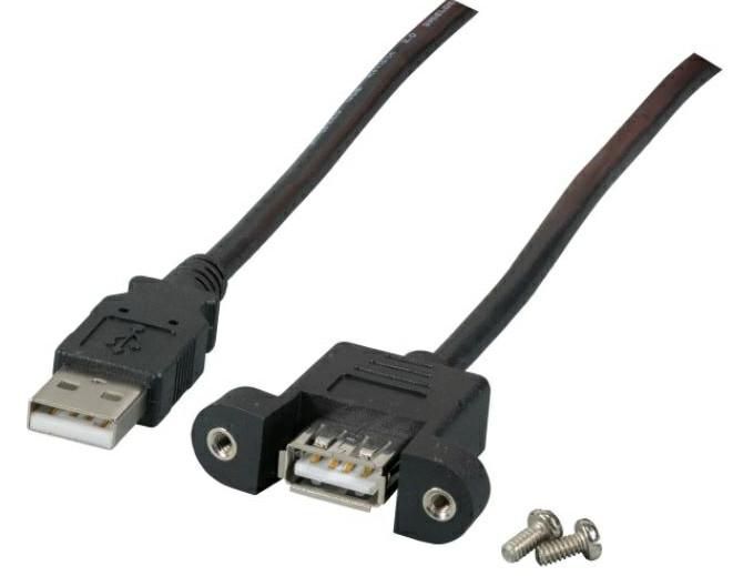 USB2.0  Extension A-A M-F 1,8m