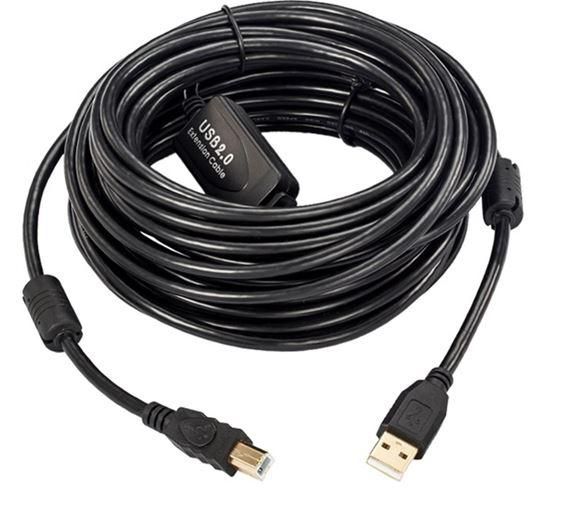 MICROCONNECT USBAB10B-ACTIVE USB Kabel 10 m 2.0 USB B USB A Schwarz (USBAB10B-ACTIVE)