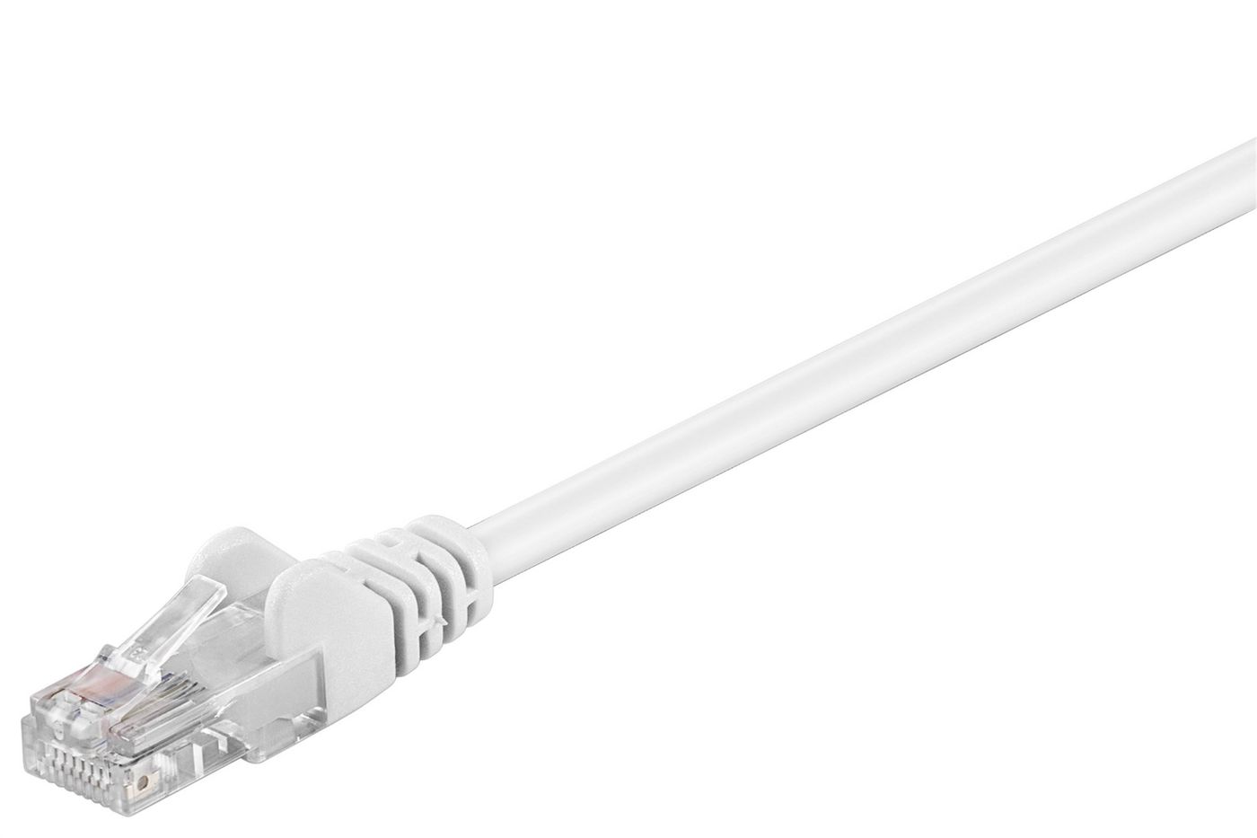 MICROCONNECT UTP CAT5E 1M WHITE PVC