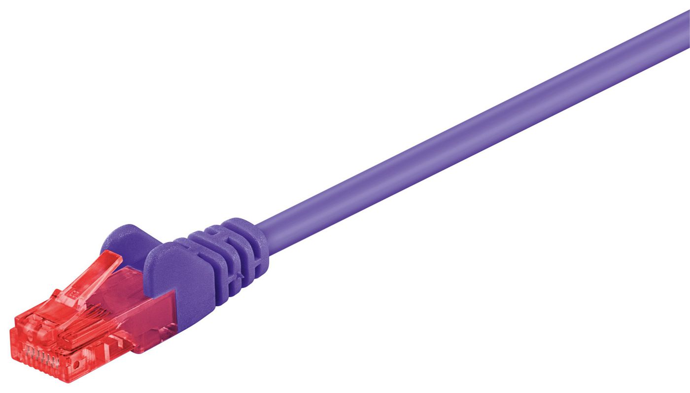 MICROCONNECT UTP620P 20m Cat6 U/UTP (UTP) Violett Netzwerkkabel (UTP620P)