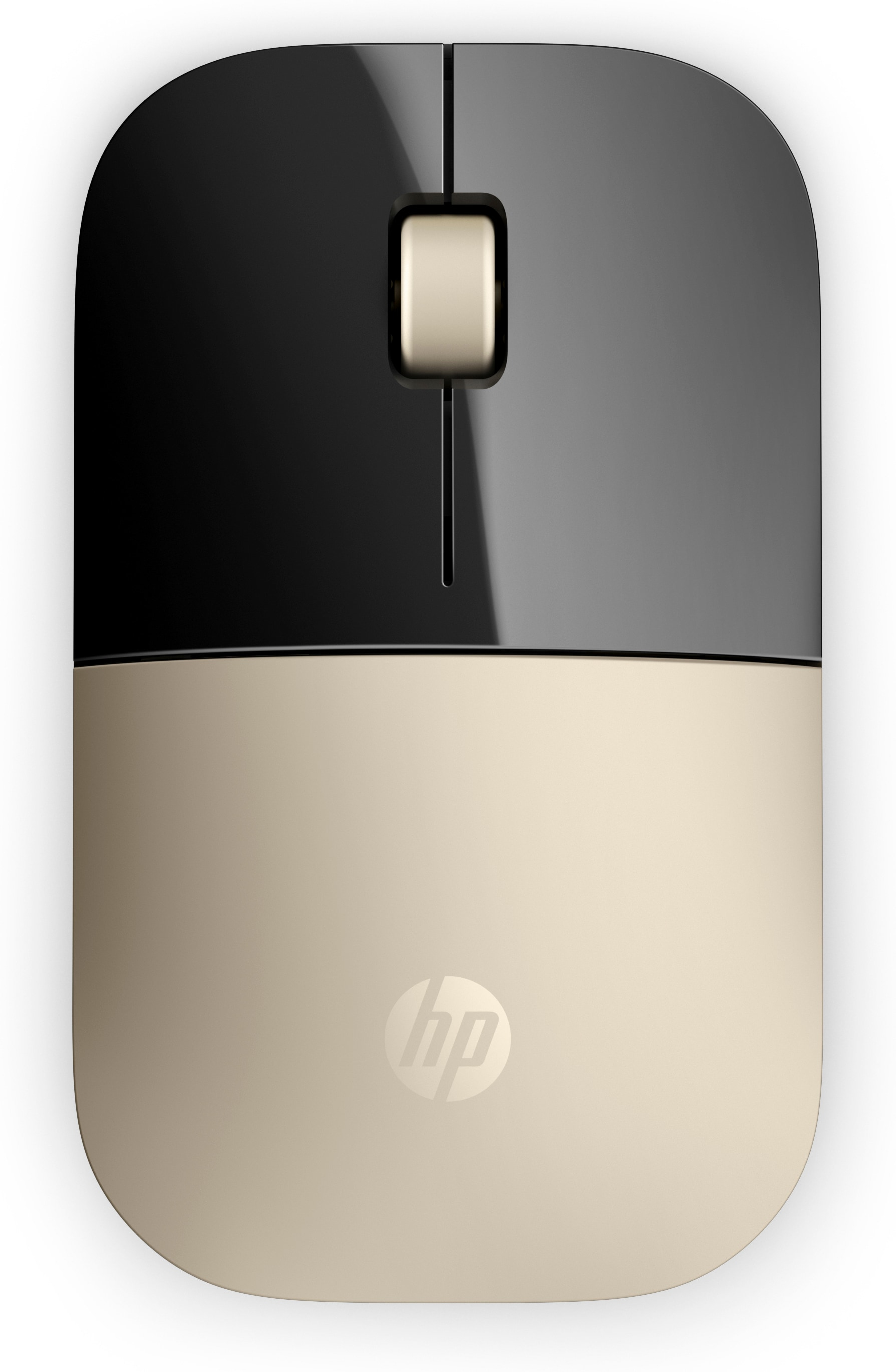 HP Z3700 Maus blue Led drahtlos 2.4 GHz kabelloser Empfänger USB Gold (X7Q43AA)