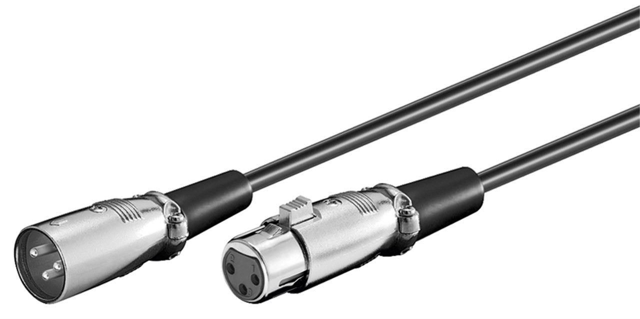 MICROCONNECT XLRMF05 0.5m XLR (3-pin) XLR (3-pin) Schwarz Audio-Kabel (XLRMF05)